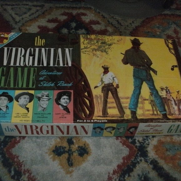 Vintage 60s Collectible The Virginian TV Show Board Game Transogram 99% Complete - Picture 11 of 15